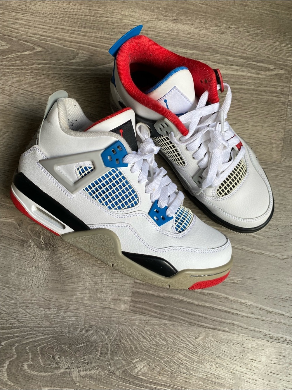 JORDAN 4 RETRO WHAT THE SNEAKERS